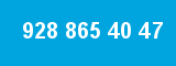 928 865 40 47